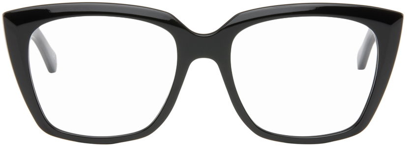 Сонцезахисні окуляри Balenciaga Black Cat-Eye Glasses чорний | BB0062O-001