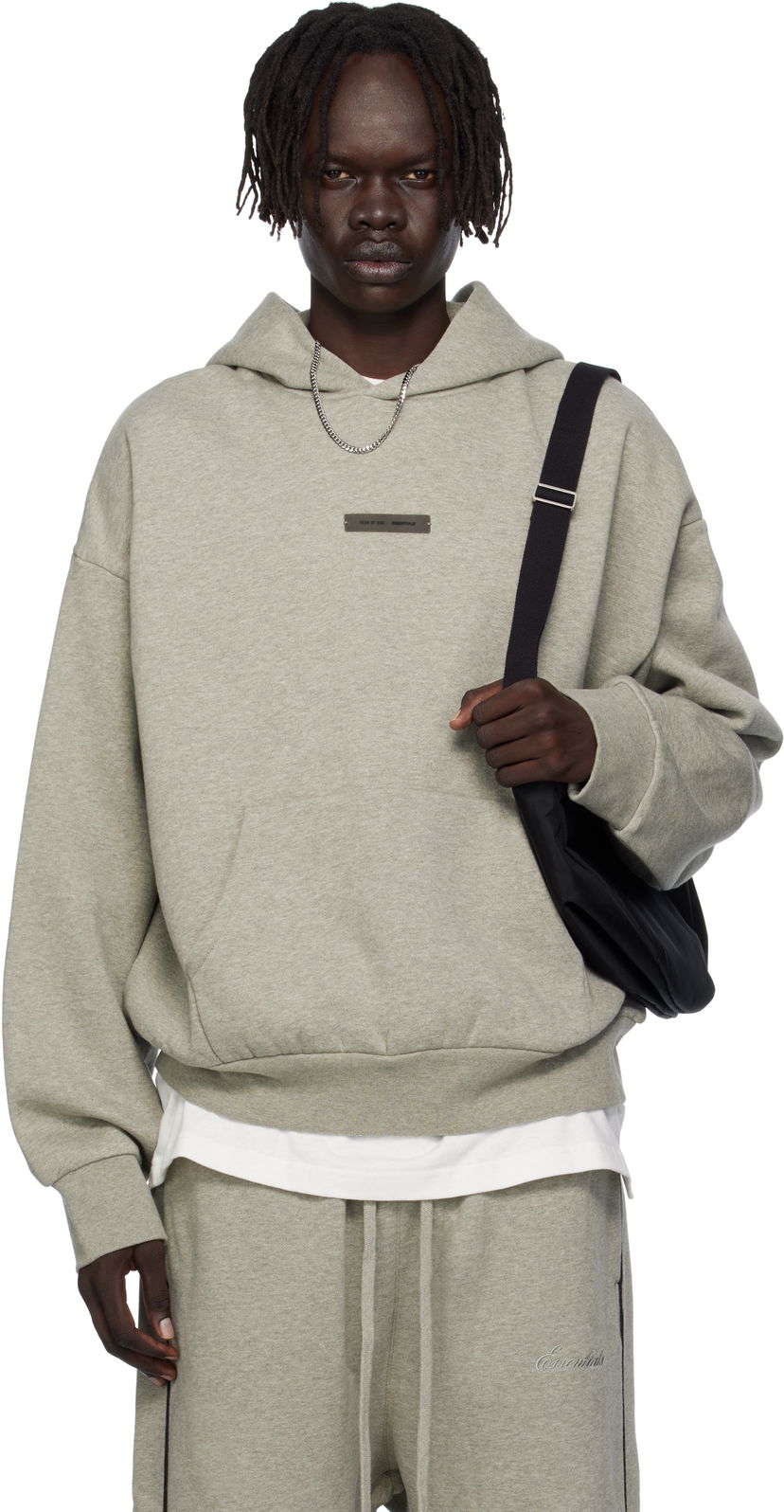 Світшоти Fear of God Fear of God ESSENTIALS Fleece Hoodie Classic Fit Сірий | 192SP252055F