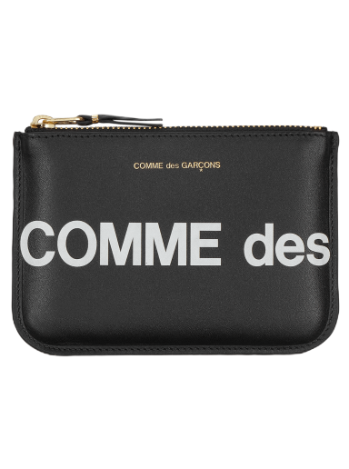 Гаманець Comme des Garçons Huge Logo Zip Pouch чорний | SA8100HL 1