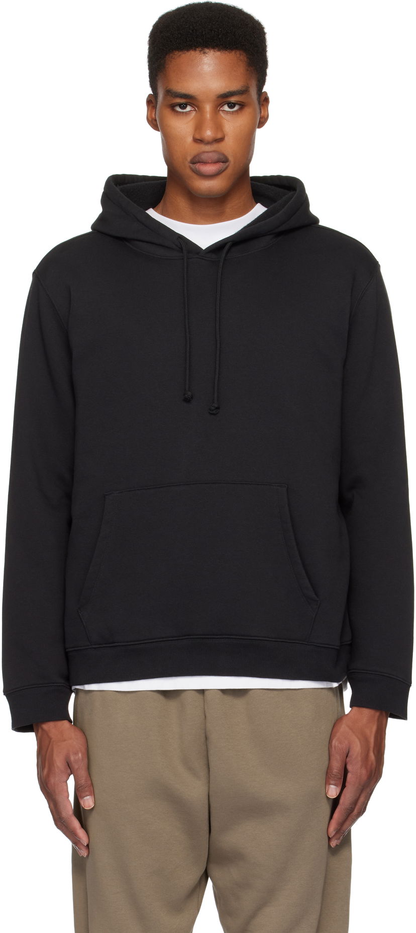 Світшоти SKIMS SKIMS Fleece Lounge Hoodie чорний | TP-PLO-5425M