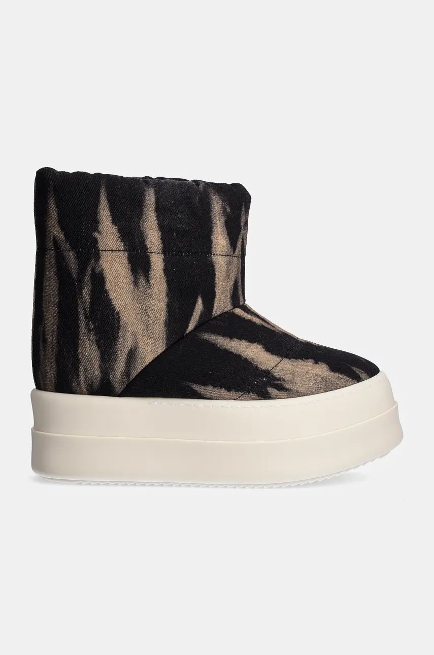 Кросівки та взуття Rick Owens Mega Bumper Low Lunar Platform Boots чорний | DS02D2839.DBSUPA, 1