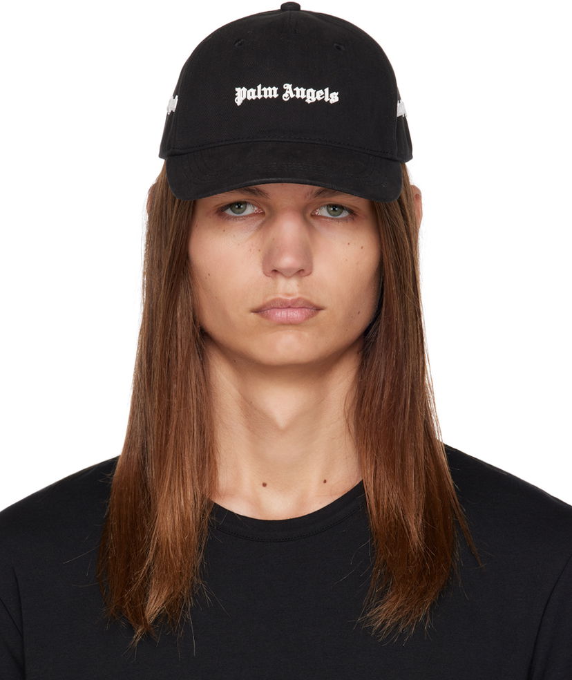 Кепка Palm Angels Classic Cap чорний | PMLB095E23FAB0021001
