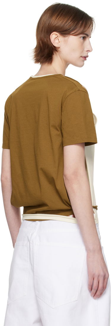Безрукавка Eckhaus Latta Eckhaus Latta Hugging Sleeveless T-Shirt бежевий | 1203-EL-PS25-C -, 2