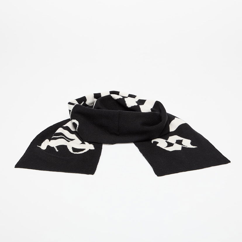 Шарф Palm Angels Palm Angels Logo Knit Scarf чорний | PBMA008C99KNI0021003