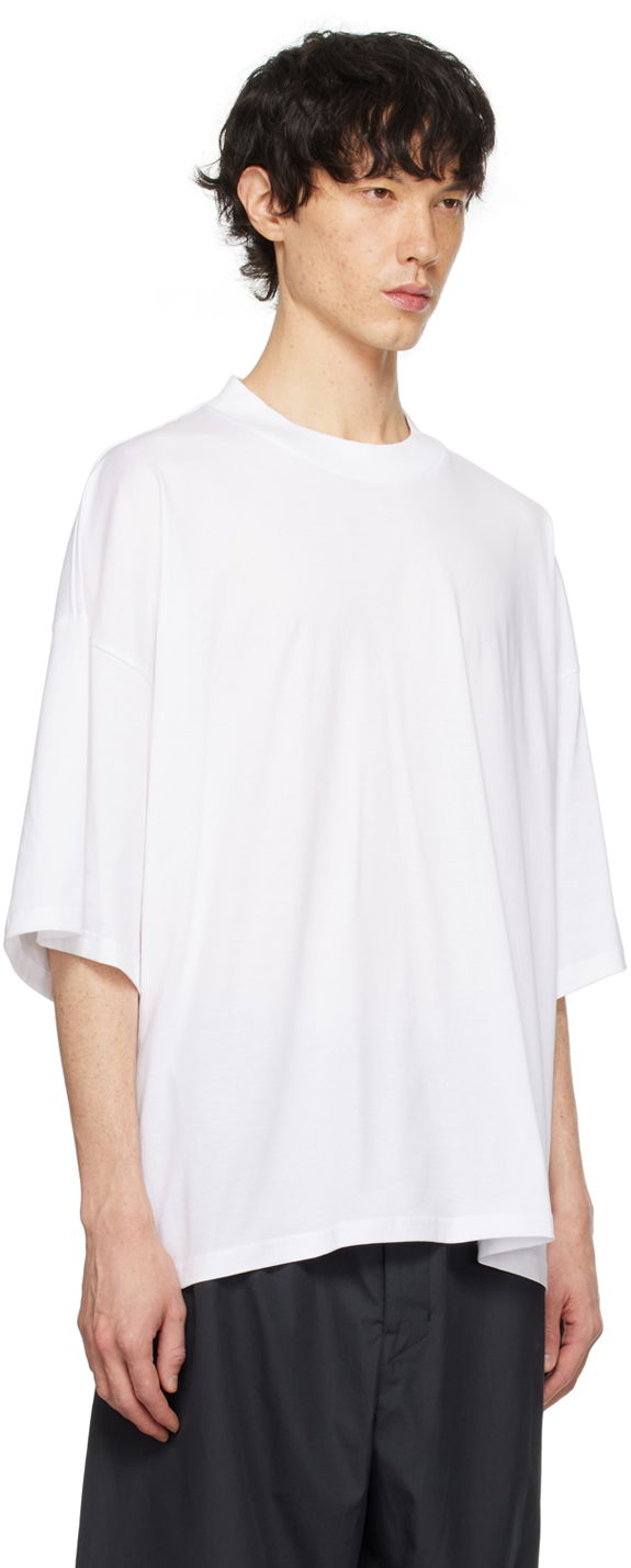 Футболка Studio Nicholson Studio Nicholson Piu T-Shirt білий | PIU SNM-088, 1