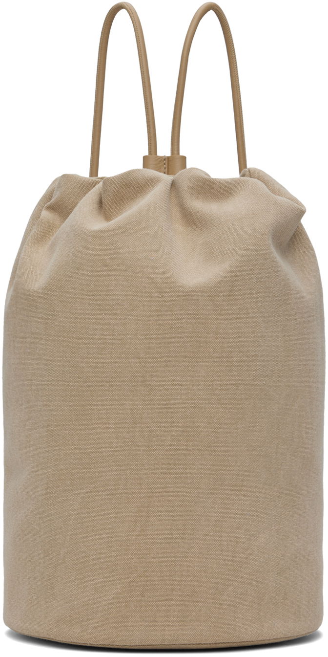 сумка-тоут The Row Canvas Backpack бежевий | W1296M-W763