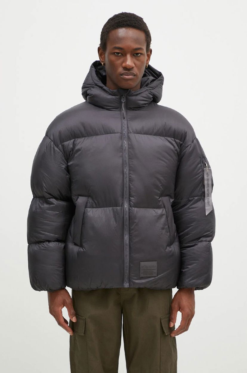 Пуховик Alpha Industries Cloud Puffer Bomber Jacket чорний | 148130