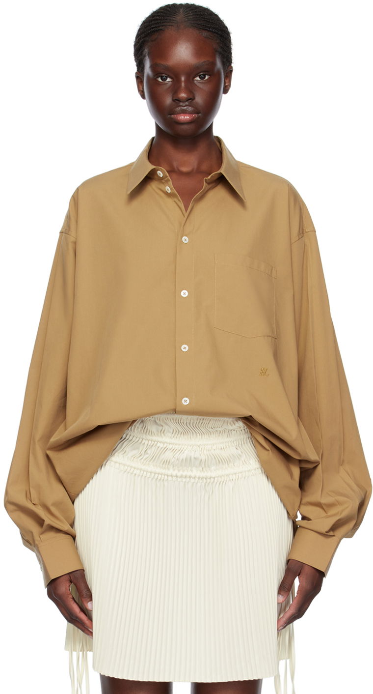 Сорочка Helmut Lang Oversized Shirt Коричневий | O01HW501