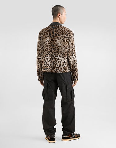 Куртка Dolce & Gabbana Dolce & Gabbana Leopard-Print Jacket Різнокольоровий | G9BIOTFSFN4HY13M, 2