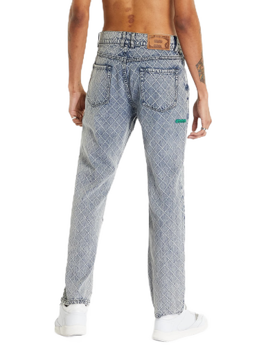 Джинси Pleasures Ingress 5 Pocket Denim Washed Синій | P23SP036 INDIGO