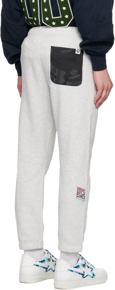 Спортивні штани AAPE by A Bathing Ape AAPE by A Bathing Ape Main Sweatpants Сірий | AAPPTMB638XANWH2, 2