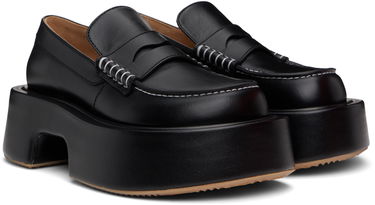 Одяг JW Anderson JW Anderson Leather Platform Loafers чорний | FW0169-LA0020, 3
