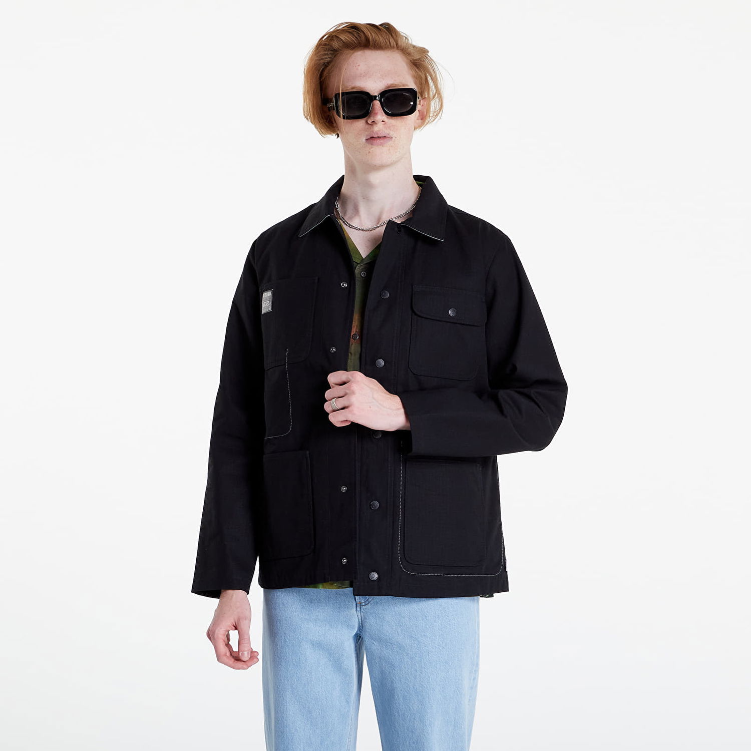 Куртка Vans Vault x Krink Drill Chore Coat чорний | VN0A5KFHBLK1, 1