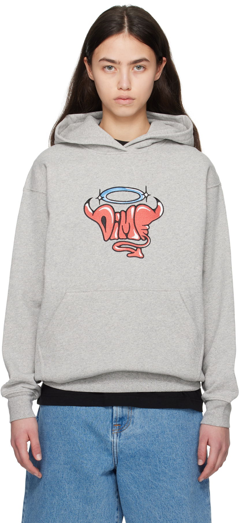 Світшоти Dime Dime Purgatory Hoodie Сірий | DIME2SP2540GRY