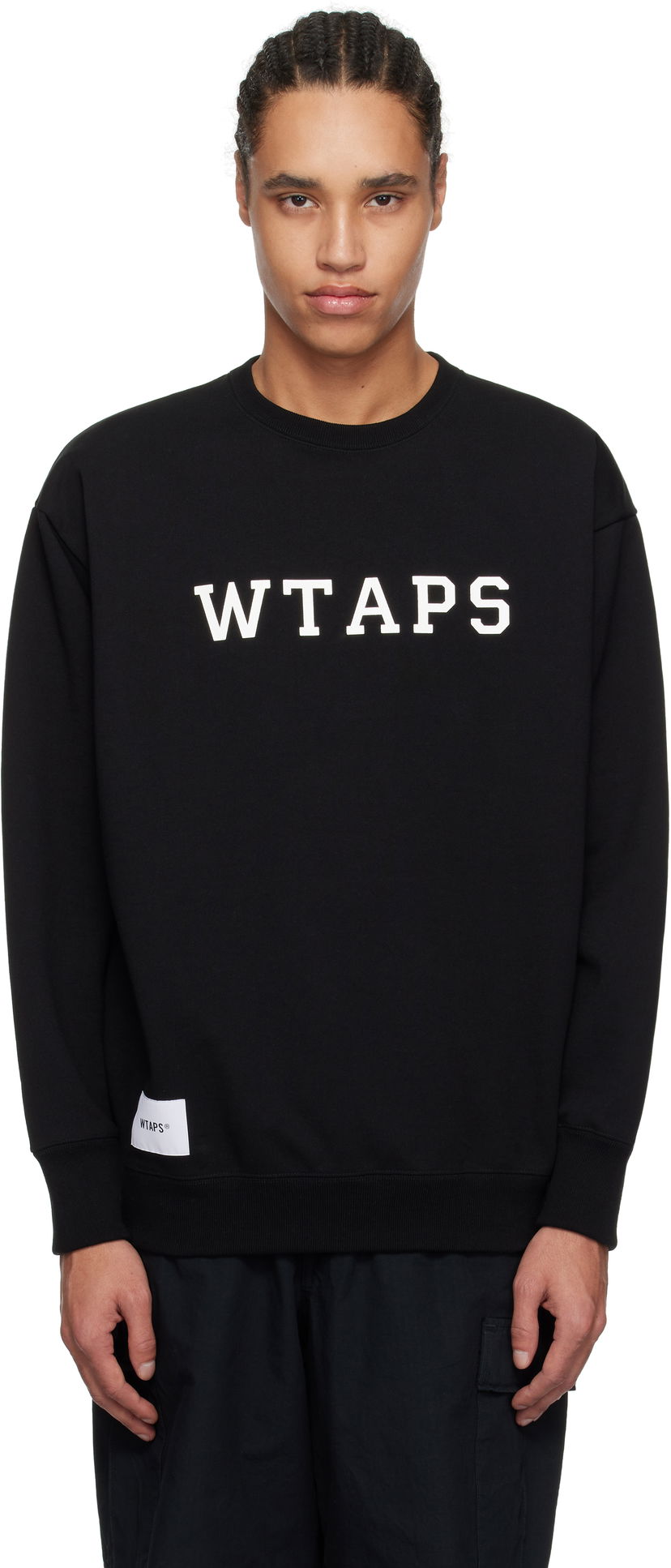Cветр WTAPS WTAPS Cotton Academy Sweatshirt чорний | 251ATDT-CSM03
