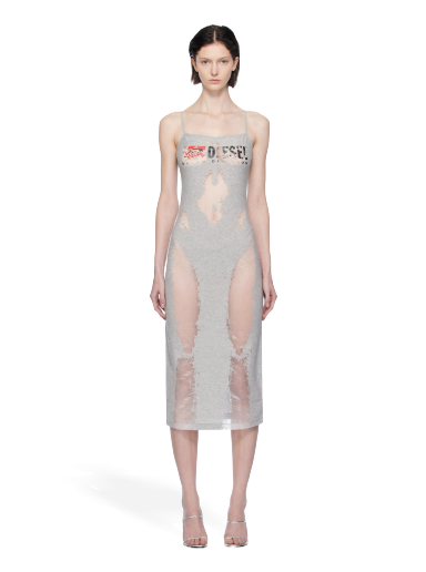 плаття Diesel D-Hoper-Devo Midi Dress Сірий | A12109 0SHAY