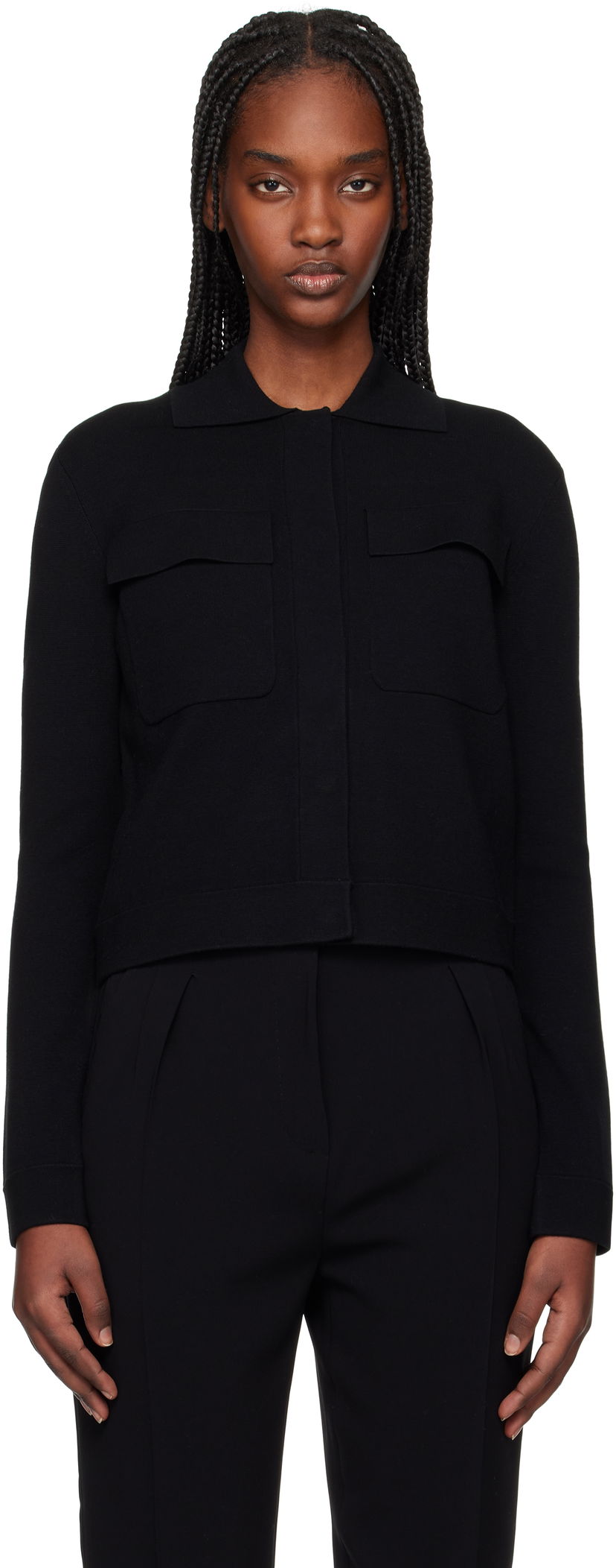 Cветр Max Mara Max Mara Mito Knit Jacket чорний | 2516341041600
