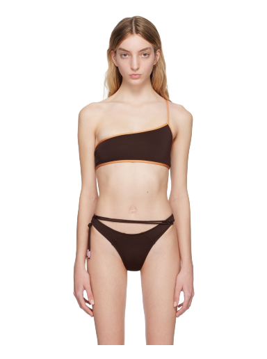 Купальники Jacquemus Le Raphia 'Le Haut De Maillot Maio' Bikini Top Коричневий | 23E231SW026-2133