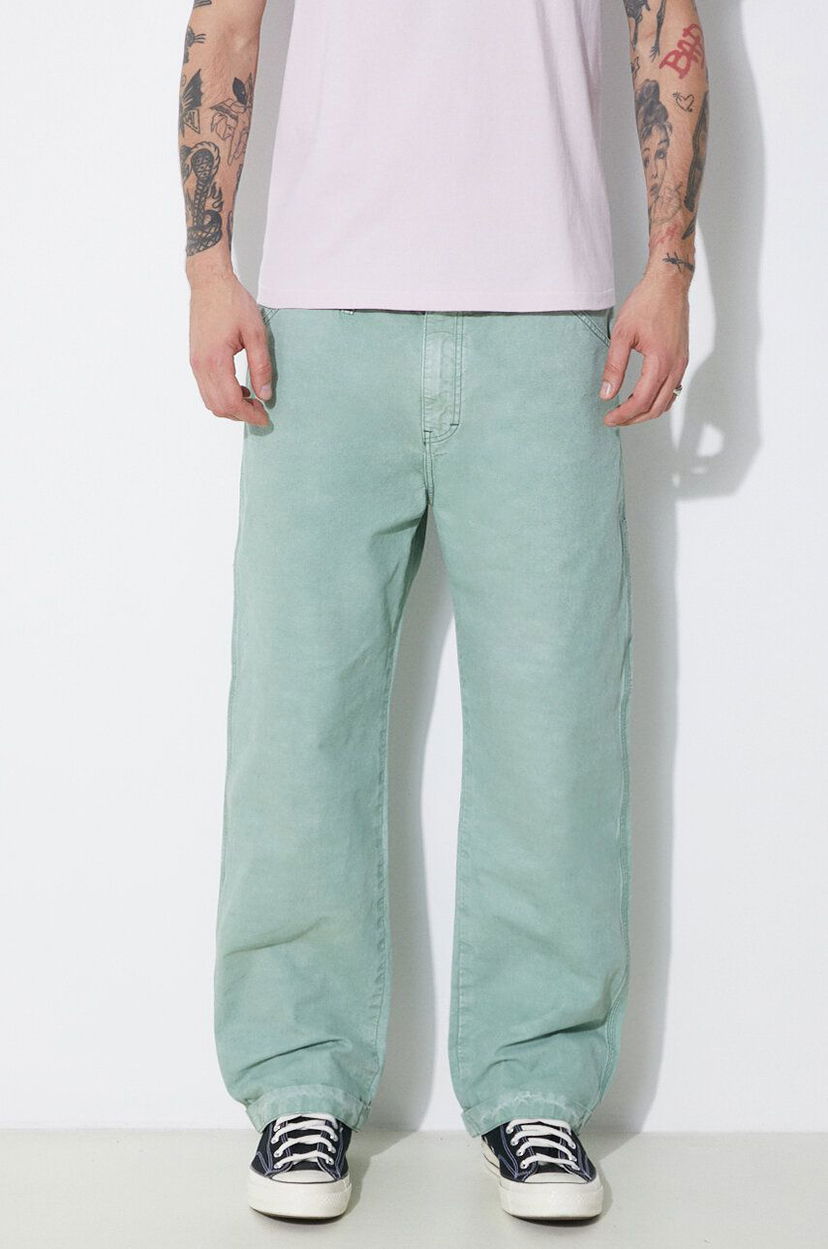 Штани карго Human Made Garment Dyed Painter Pants Зелений | HM27PT008