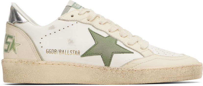 Кросівки та взуття Golden Goose Golden Goose Ball Star білий | GWF00117.F006861.10630