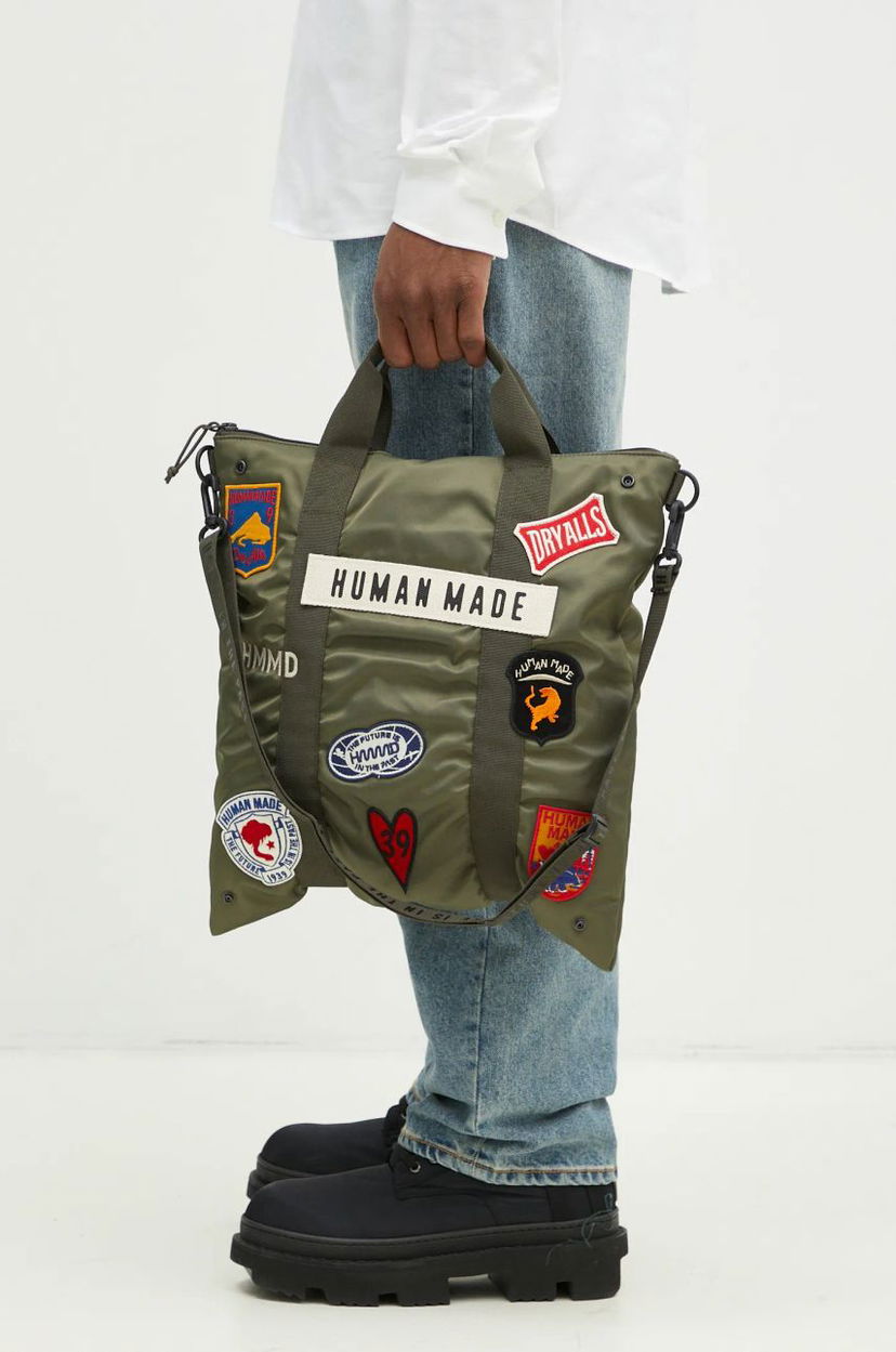 сумка-тоут Human Made Human Made Helmet Bag Зелений | HM28GD020