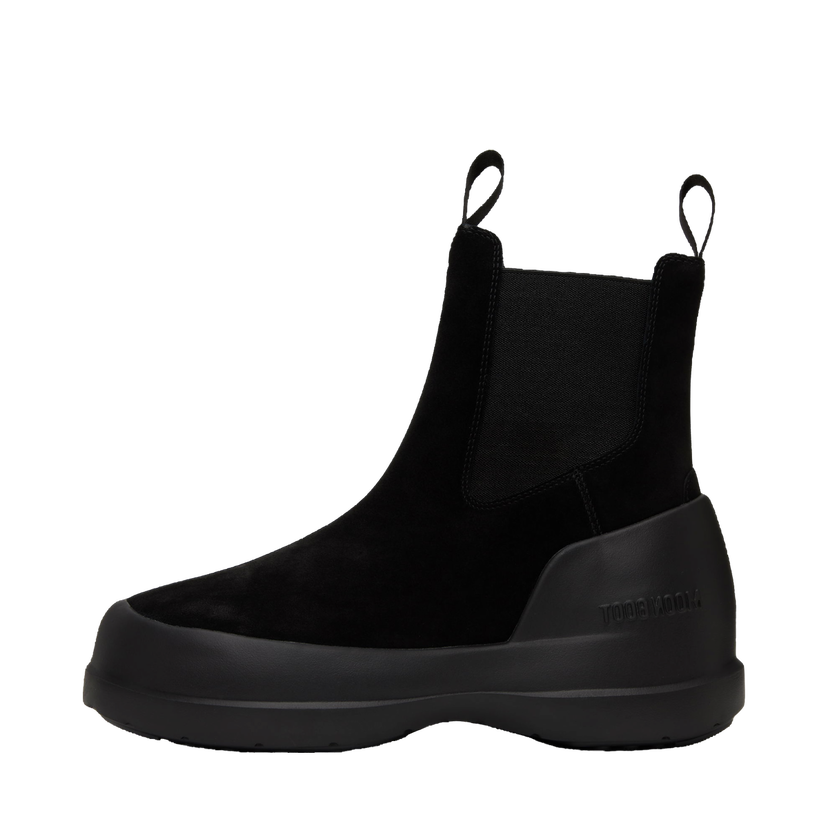 Кросівки та взуття Moon Boot Chelsea Suede Boots чорний | 80D2480050