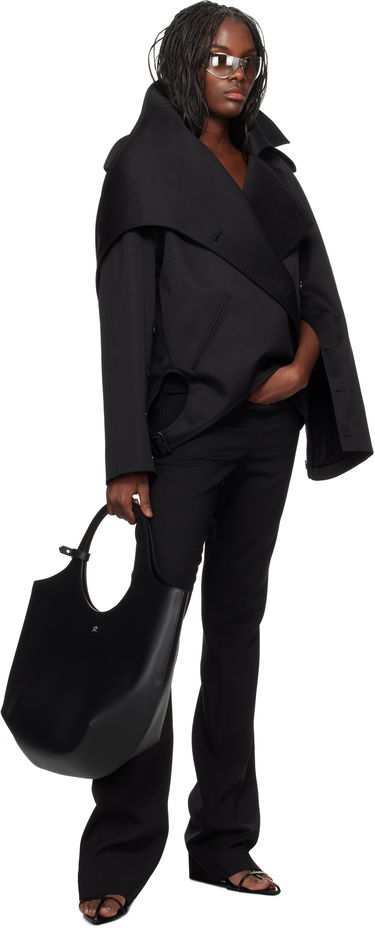Штани Courrèges Courrèges Tailored Slash Flare Trousers чорний | 424CPA265WO0113, 3