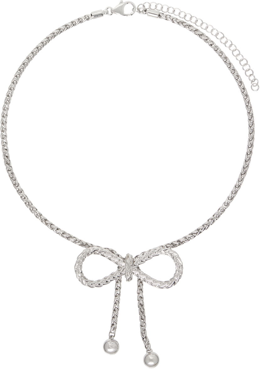 Кольє Blumarine Blumarine Bow Choker Necklace Металік | P522W311A