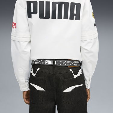 Ремені Puma A$AP ROCKY x PUMA AWGE Studded Rhinestone Buckle Belt чорний | 055008_01, 2