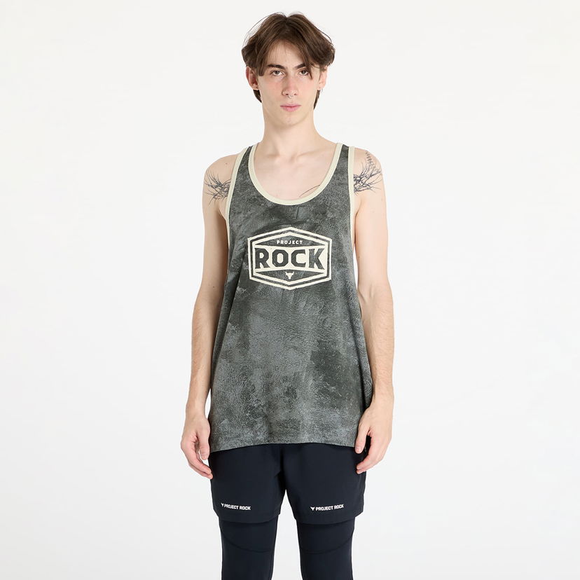 Безрукавка Under Armour Project Rock Racer Tank Tools Top Clay Green/ Silt Зелений | 1386915-709