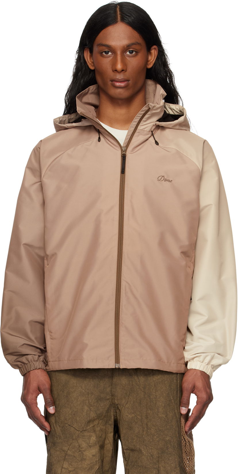 Вітровка Dime Dime Gradient Windbreaker Jacket бежевий | DIME2SP251BRW