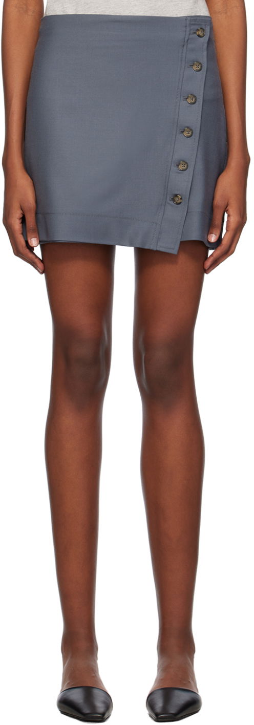 Спідниця Loulou de Saison Loulou de Saison Mahaz Miniskirt Сірий | MAHAZ