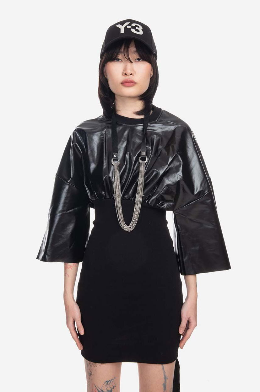 плаття Rick Owens Cinched Tommy Mini Dress чорний | DS02B4505.JRU.BLACK