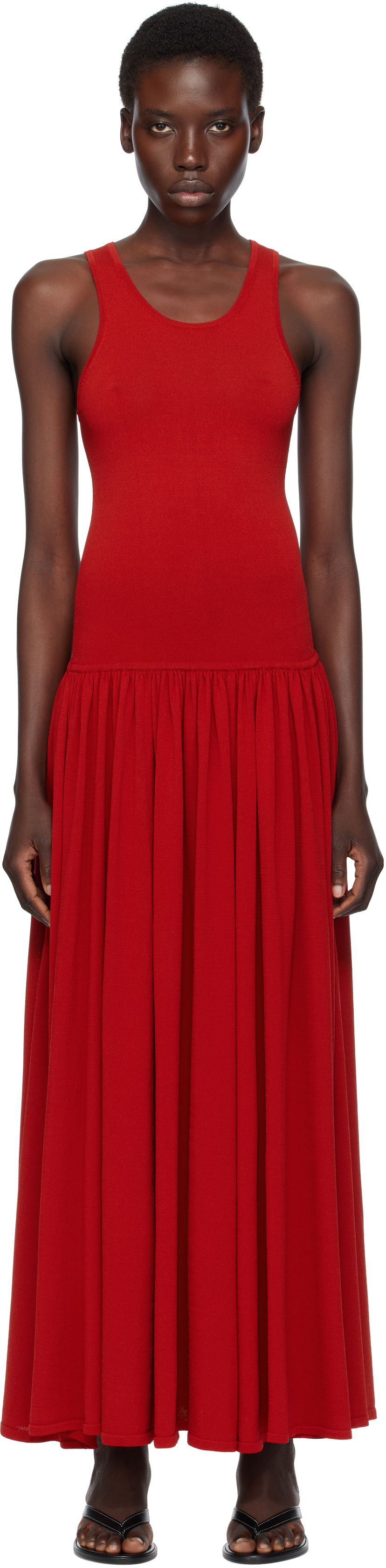 плаття Loulou de Saison Loulou de Saison Jada Maxi Dress Червоний | JADA