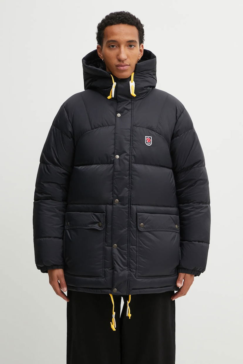 Пуховик FJÄLLRÄVEN Expedition Down Jacket, Winter чорний | F84600