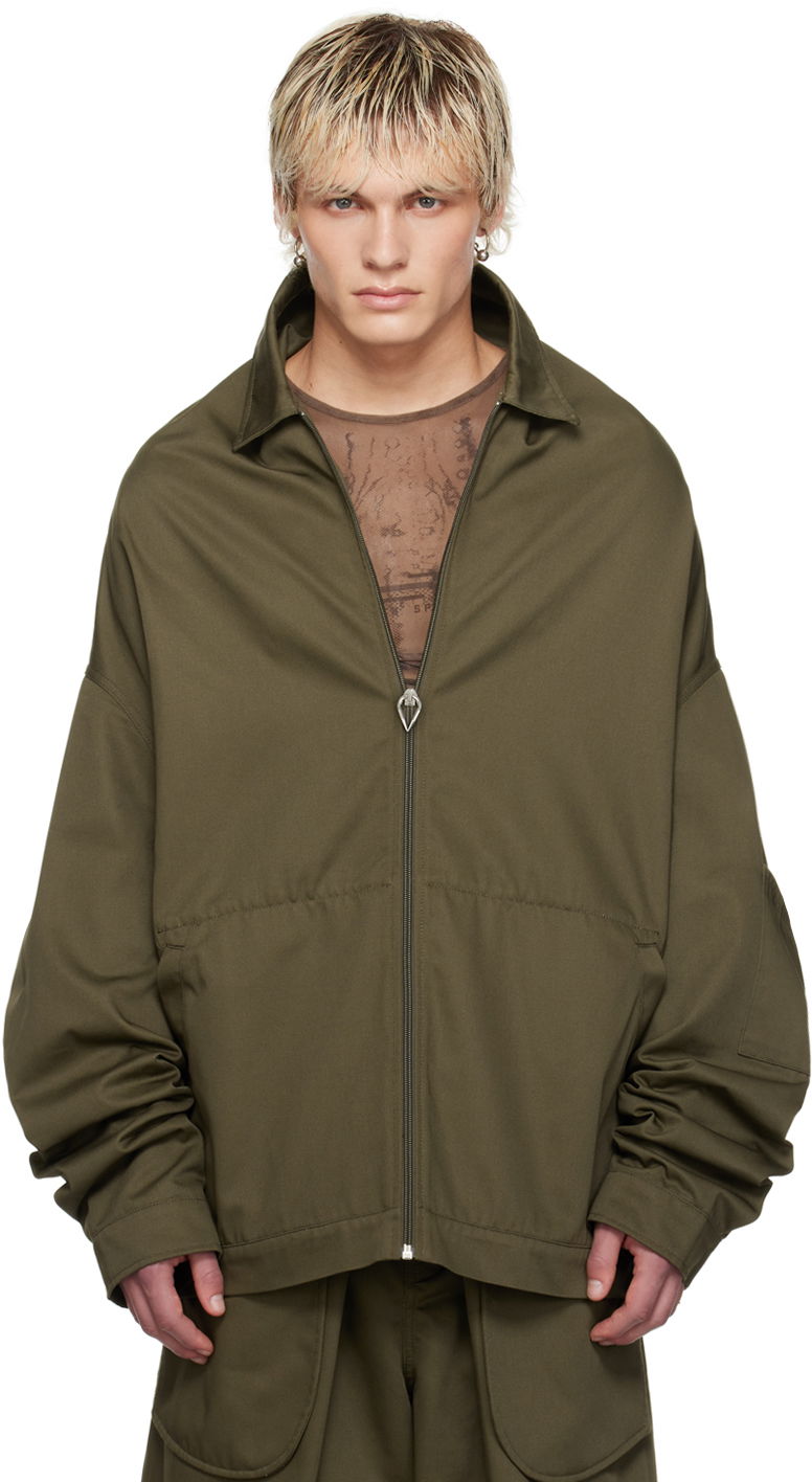 Куртка Jean Paul Gaultier Jean Paul Gaultier Shayne Oliver Edition Zip-Up Jacket Зелений | 24/27-F-VE054-C048-41