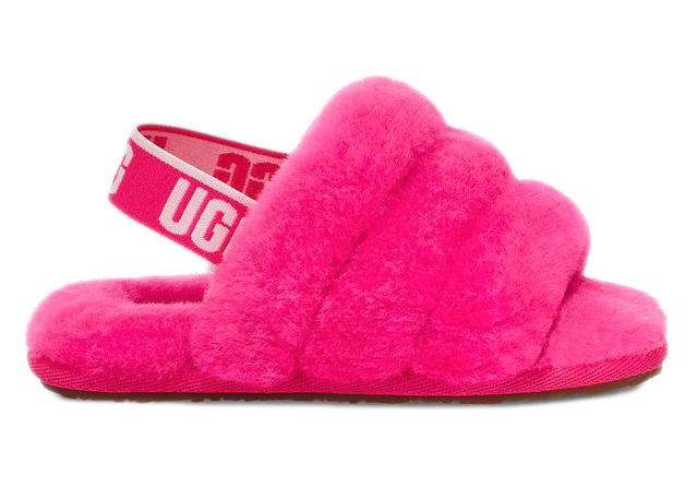 Кросівки та взуття UGG Fluff Yeah Slide Rock Rose Рожевий | 1098579T-RCR, 0