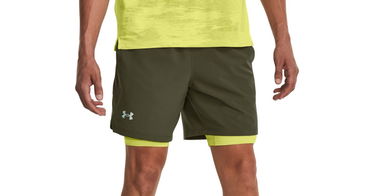 Шорти Under Armour Launch 7'' 2v1 Зелений | 1361497-390, 1