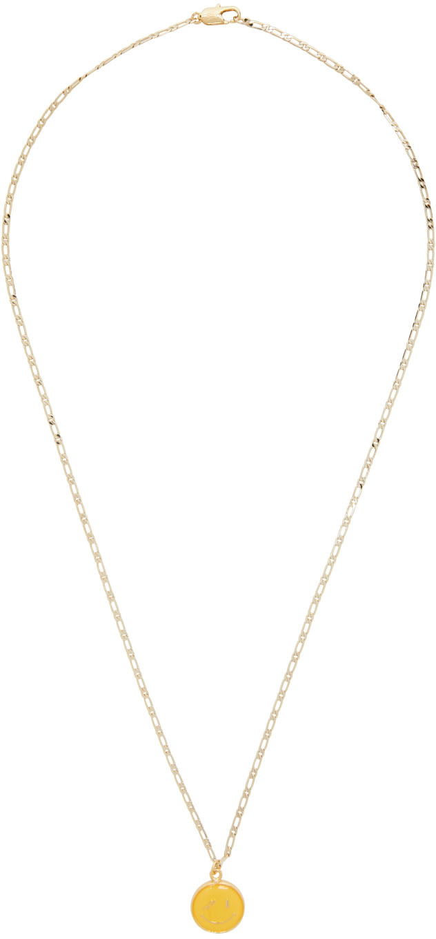 Кольє We11done Necklace With Yellow Pendant Металік | WD-AN0-21-019-U-GD
