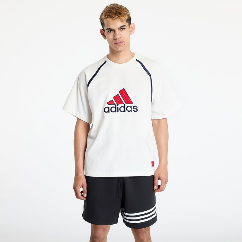 Футболка adidas Performance Badge Tee білий | IM7840
