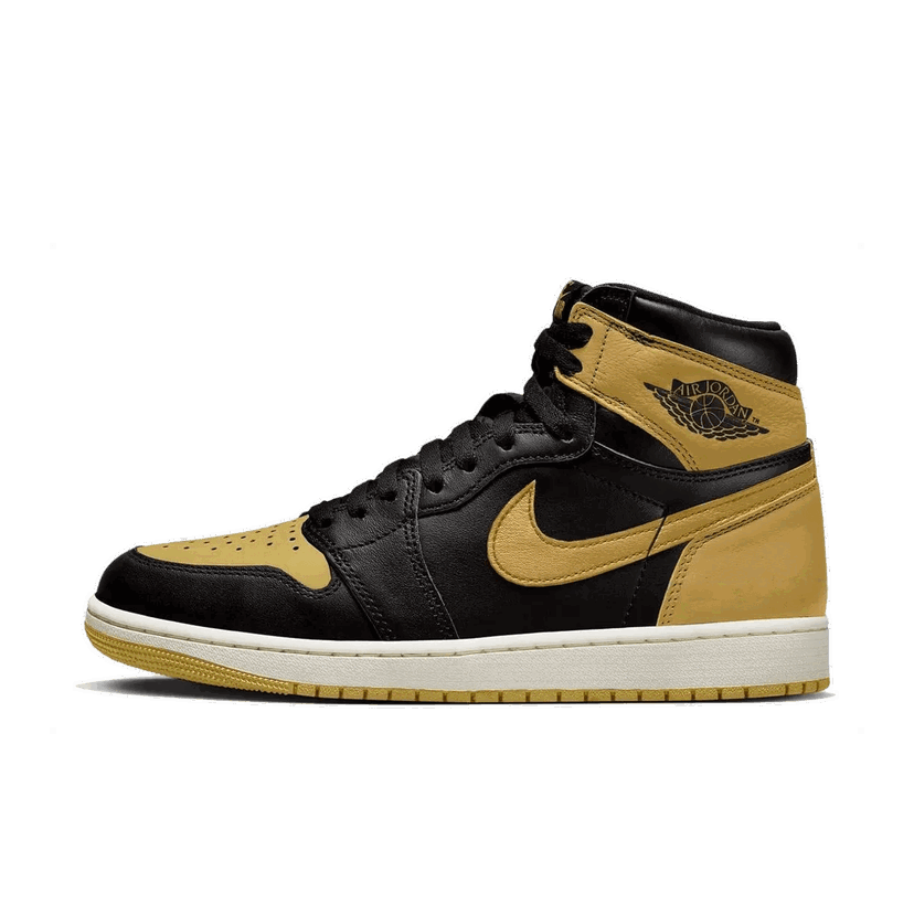 Кросівки та взуття Jordan Air Jordan 1 High OG "Black & Metallic Gold" Жовтий | DZ5485-071