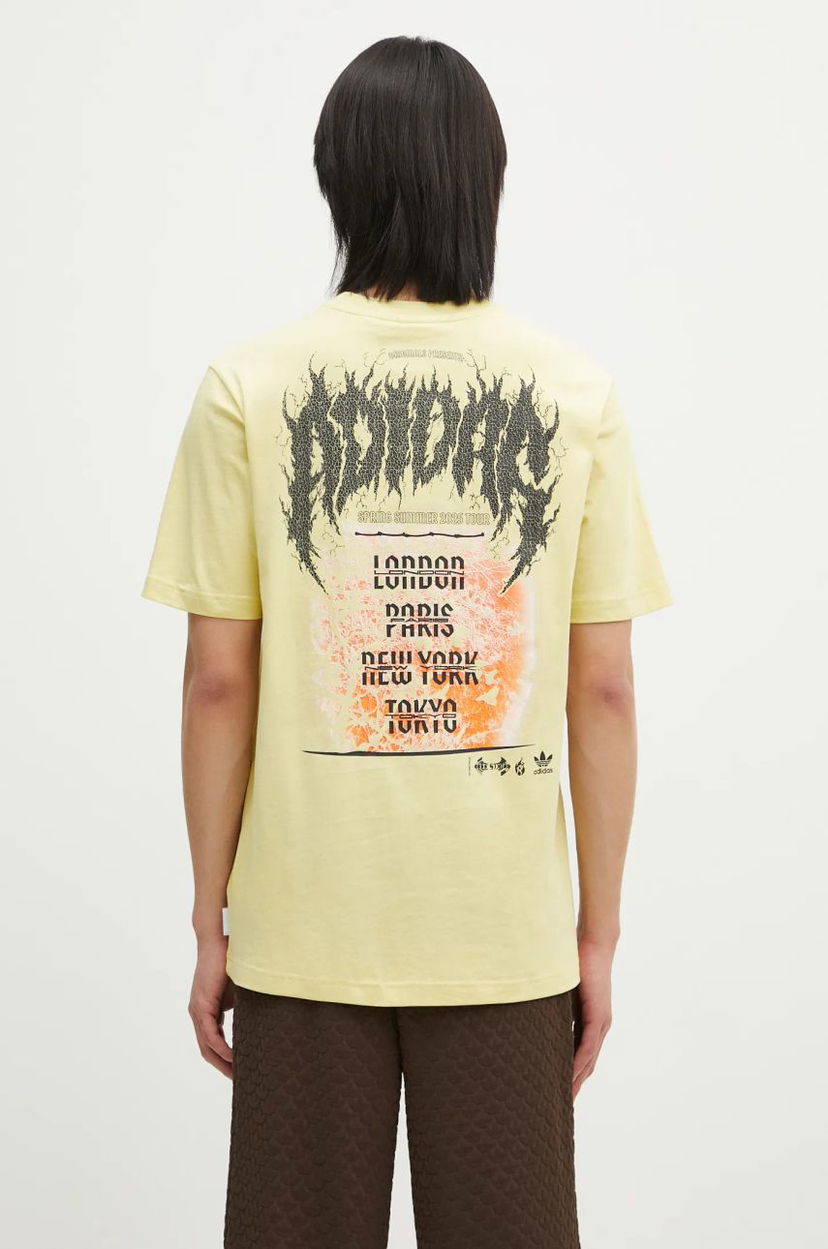 Футболка adidas Originals adidas Originals Trefoil Series Fashion Elevated Graphic T-Shirt Жовтий | JP0197