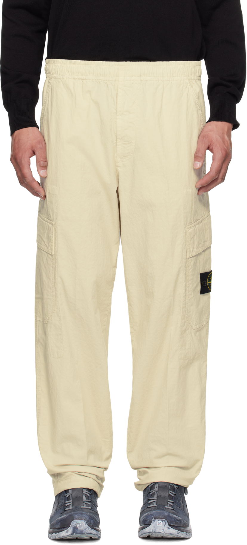Штани карго Stone Island Stone Island Mil-Spec Stretch Ripstop Cargo Pants бежевий | K1S15 3100022 S0063