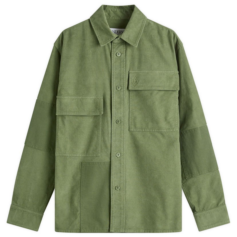 Куртка JW Anderson Patchwork Overshirt Зелений | SH0317-PG1578-591