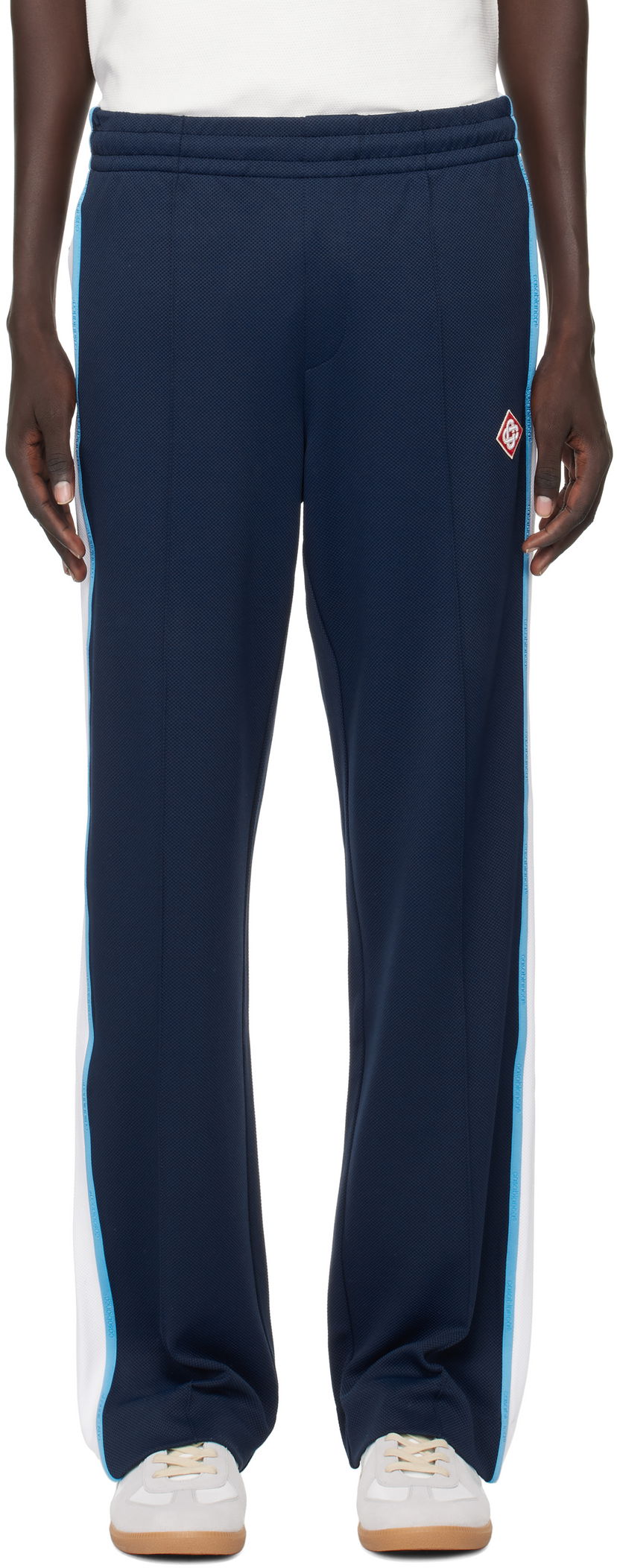 Спортивні штани Casablanca Casablanca Pique Track Pants темно-синій | MPF25-JTR-192-01