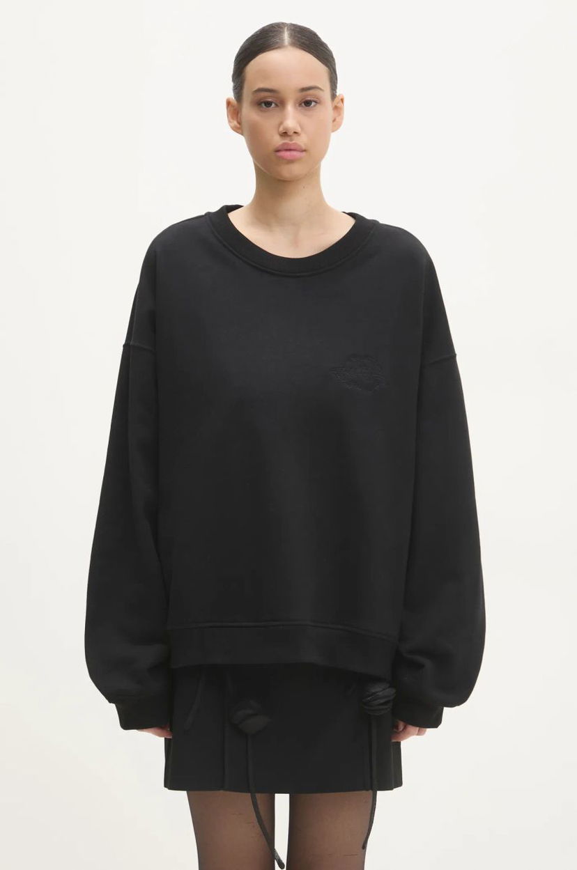 Світшоти Fiorucci Black Angel Sweatshirt чорний | M01FPSCR188CJ05BK01
