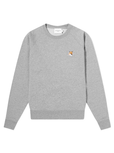 Світшоти MAISON KITSUNÉ Fox Head Patch Adjusted Sweat Сірий | AW00303KM0001-H150