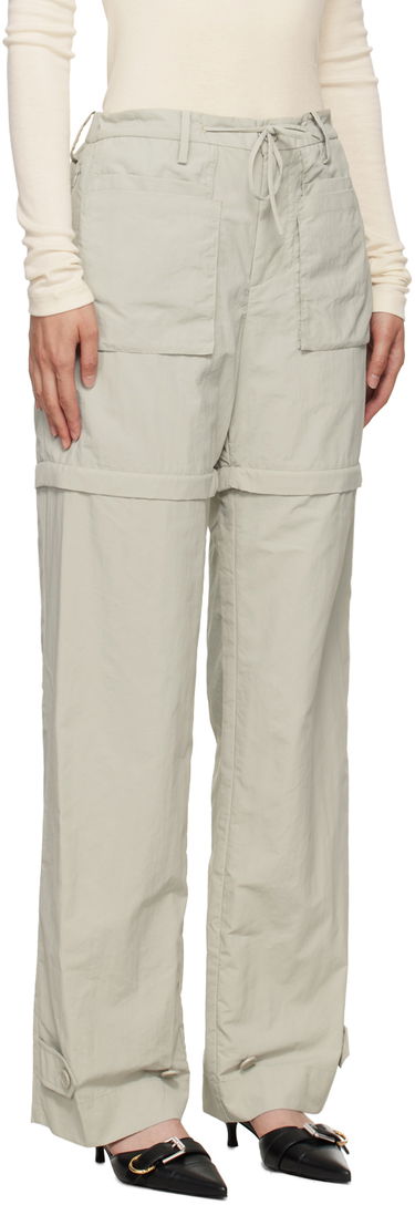 Штани Helmut Lang Helmut Lang Convertible Utility Trousers Зелений | O05HM201, 1