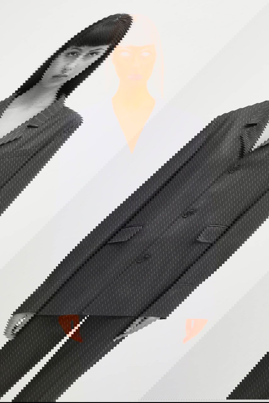 Куртка JW Anderson JW Anderson Open Back Tailored Blazer Сірий | JK0368.PG1695.945, 0