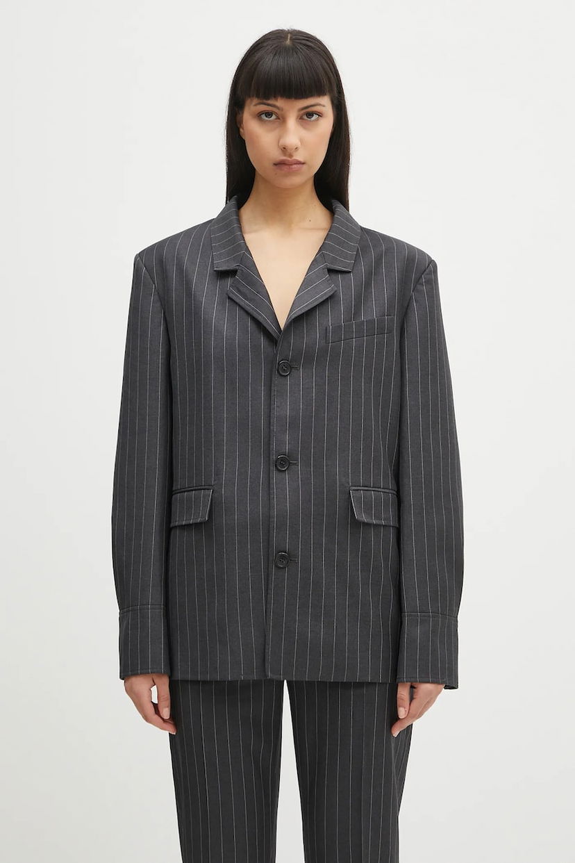 Куртка JW Anderson JW Anderson Open Back Tailored Blazer Сірий | JK0368.PG1695.945
